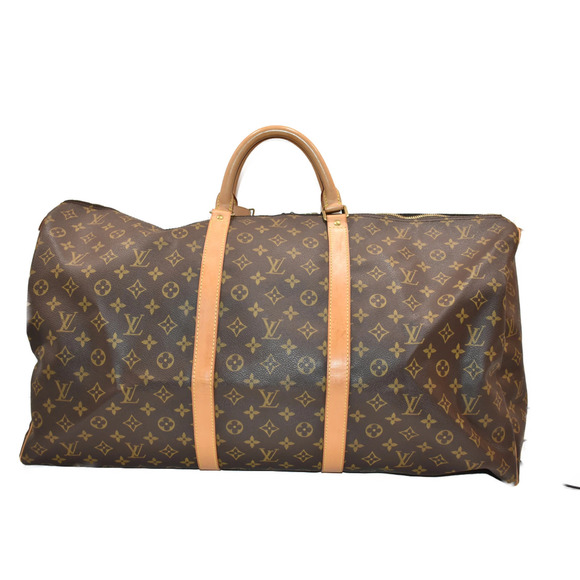 Louis Vuitton Handbags - LOUIS VUITTON Keepall Monogram Brown Canvas Boston Bag Travel